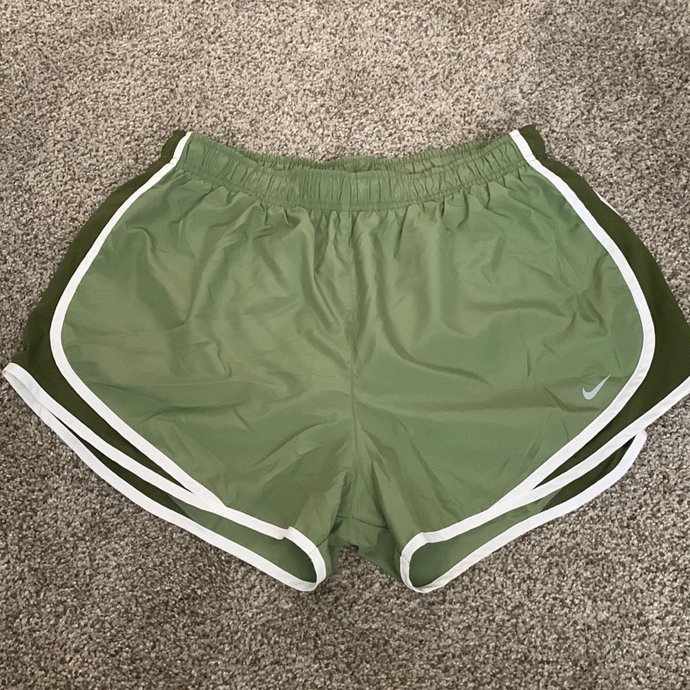 Green Nike Running Shorts